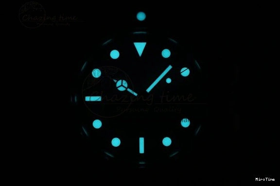 MiroTime 0104 Submariner Sandblasted DIWF Best Edition White Bezel Pink Dial Dial on SS Bracelet VR TravelReady 2066